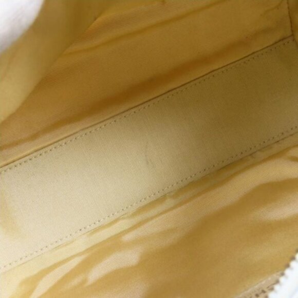 Authentic CHANEL CC Chocolate Bar Quilted Leather Bowler Shoulder Bag Purse Blue - Picture 12 of 15